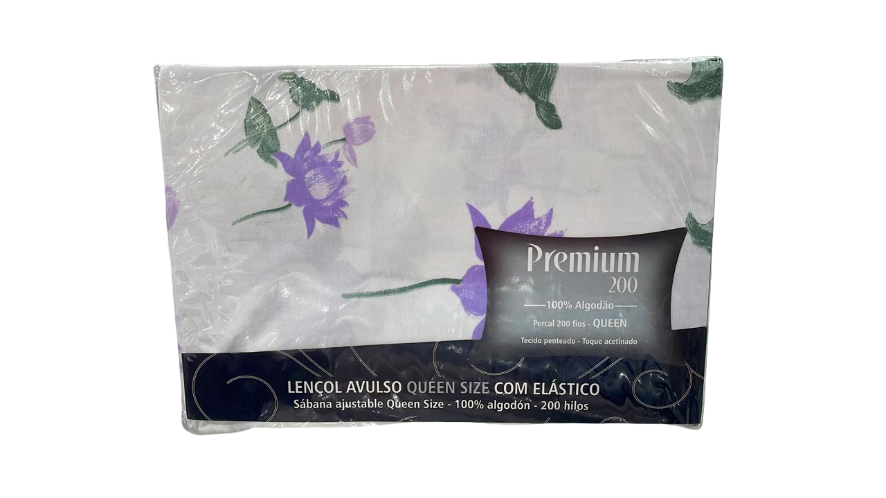 Lencol avulso queen c/ elastico 