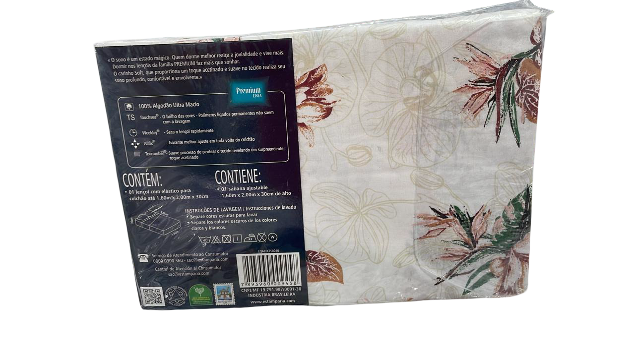 Lençol avulso queen c/ elástico 