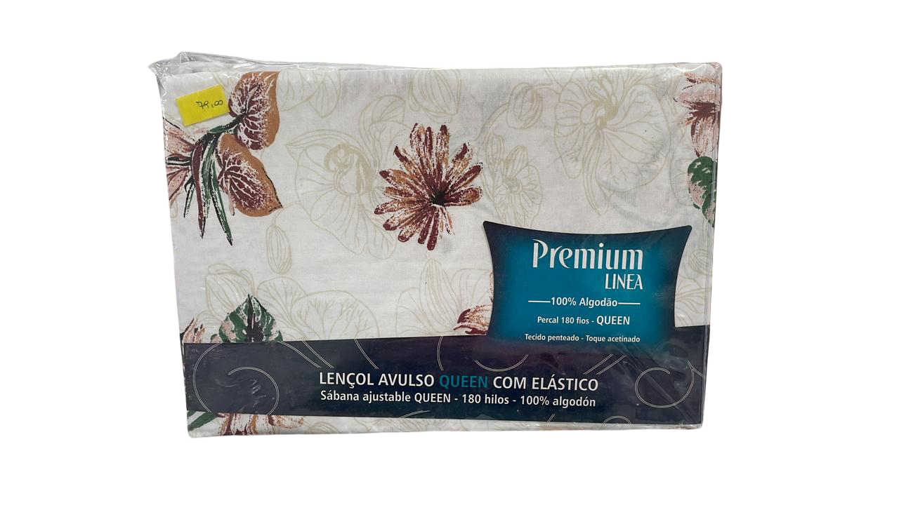Lençol avulso queen c/ elástico 