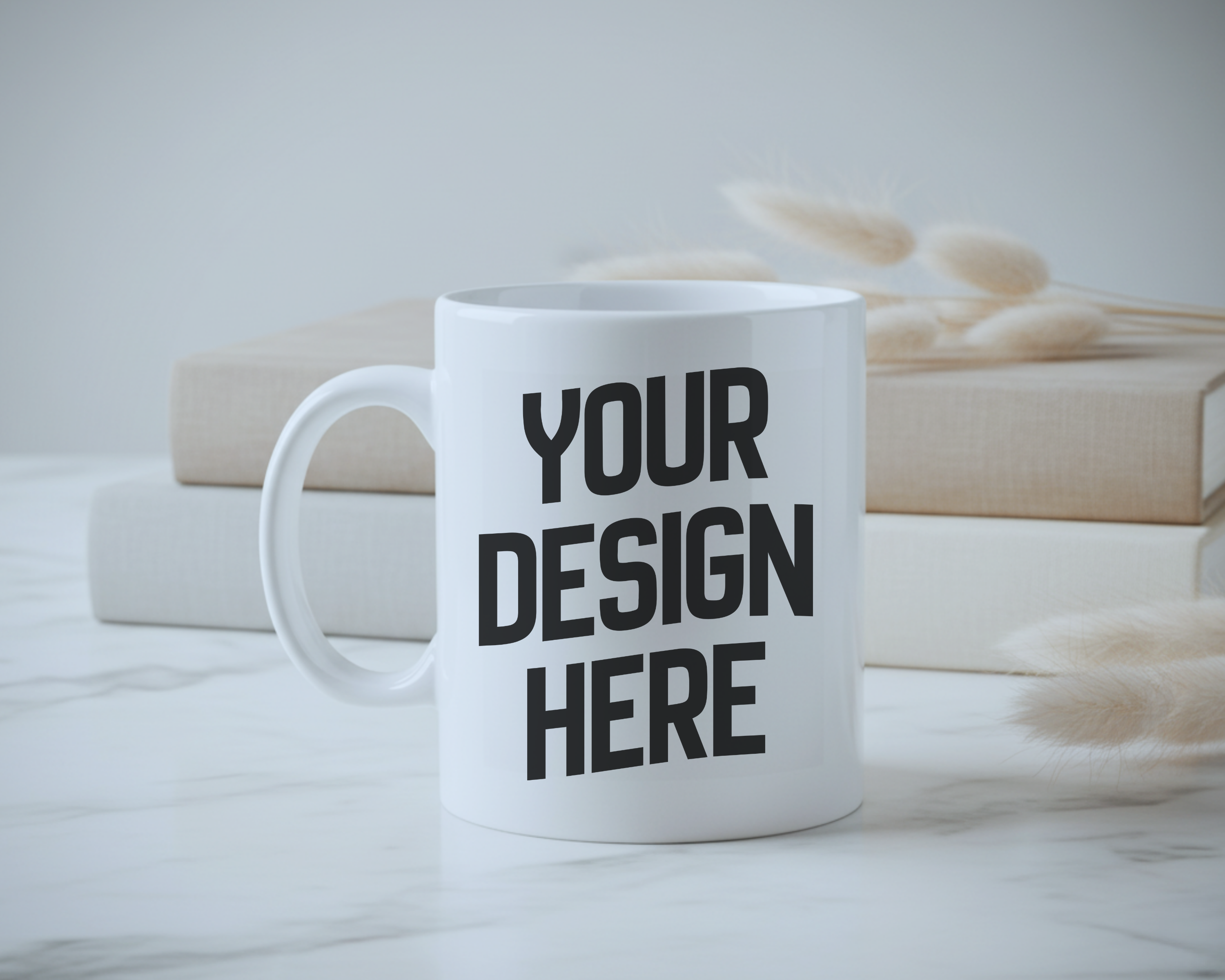 Coffee Mug Mockup 11oz | Clean Minimal Aesthetic | PNG