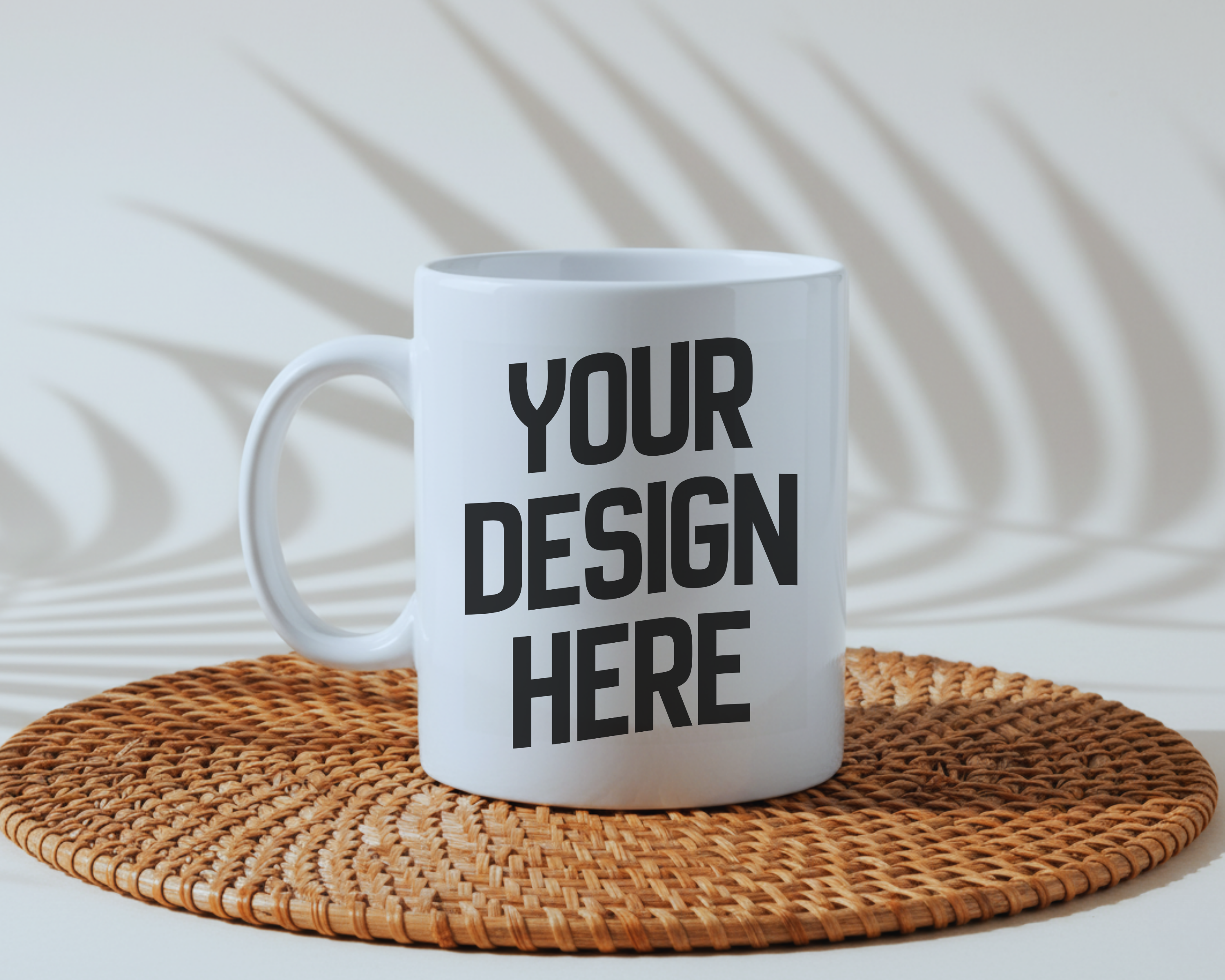 Coffee Mug Mockup 11oz | Clean Minimal Aesthetic | PNG