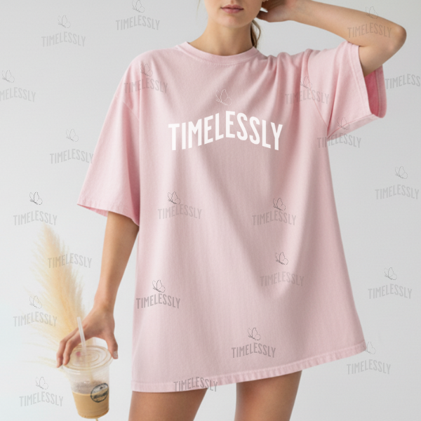 Comfort Colors C1717 Blossom T-Shirt Lifestyle Mockup | Front View