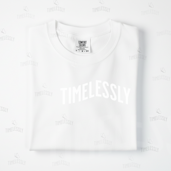 Comfort Colors C1717 White T-Shirt Lifestyle Mockup