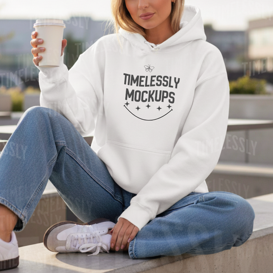 Gildan 18500 Hoodie Mockup – White Mountain Outdoors