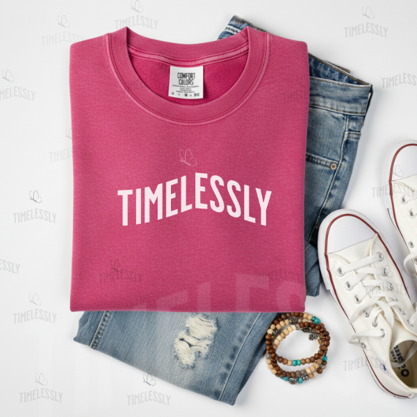 Comfort Colors C1717 Crunch Berry T-Shirt Lifestyle Mockup