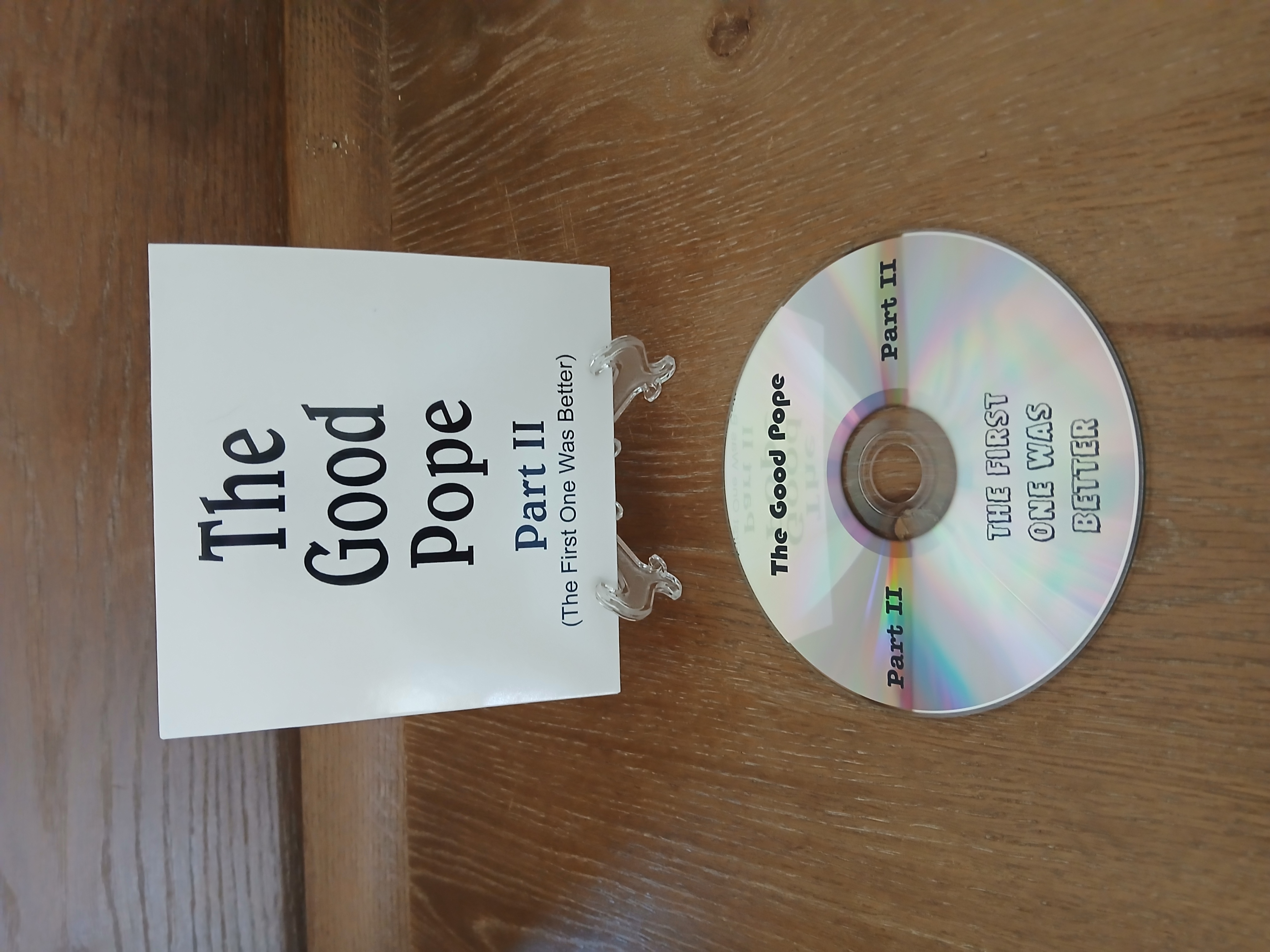 The Good Pope Part 2 Audio CD