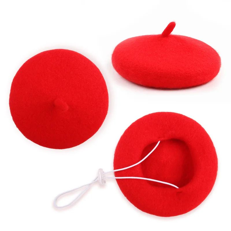 Sombrero para perro, accesorios para mascotas, gorro de vestir, boina linda, minigorro decorativo para gato, sombrero de fieltro para pintor de cachorros