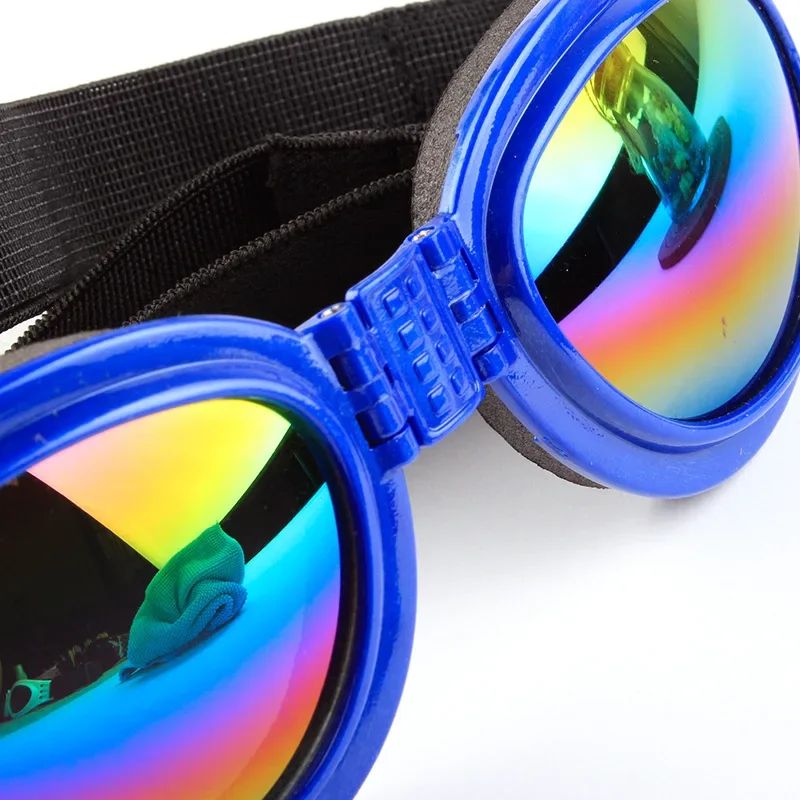Gafas de sol plegables para mascotas, 6 colores, protección UV, accesorios para perros y gatos, tamaño pequeño, mediano y grande