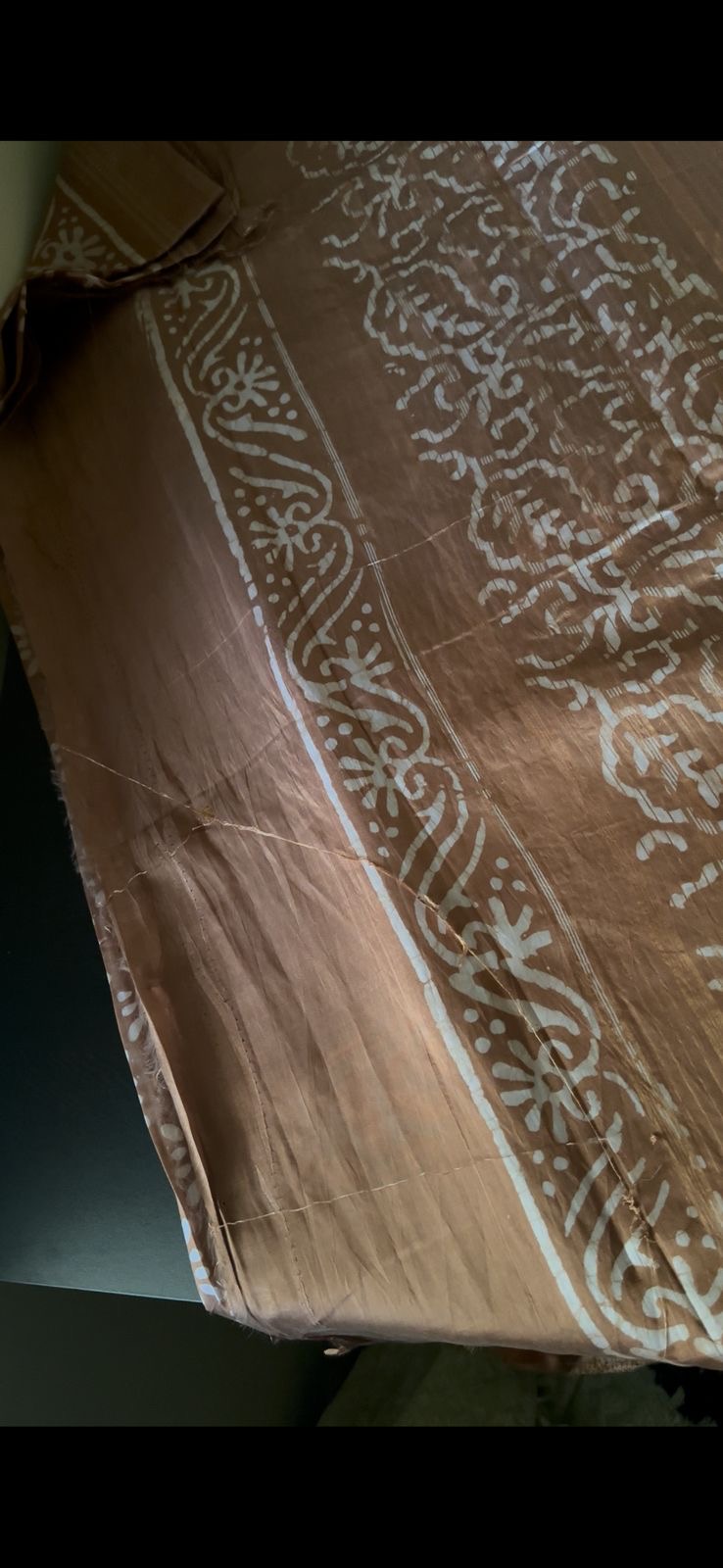 Bamboo silk Block Print Saree