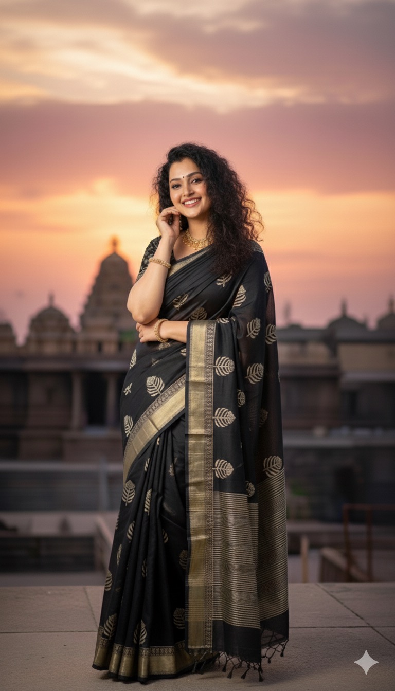 Maheshwari Zari Cotton Saree