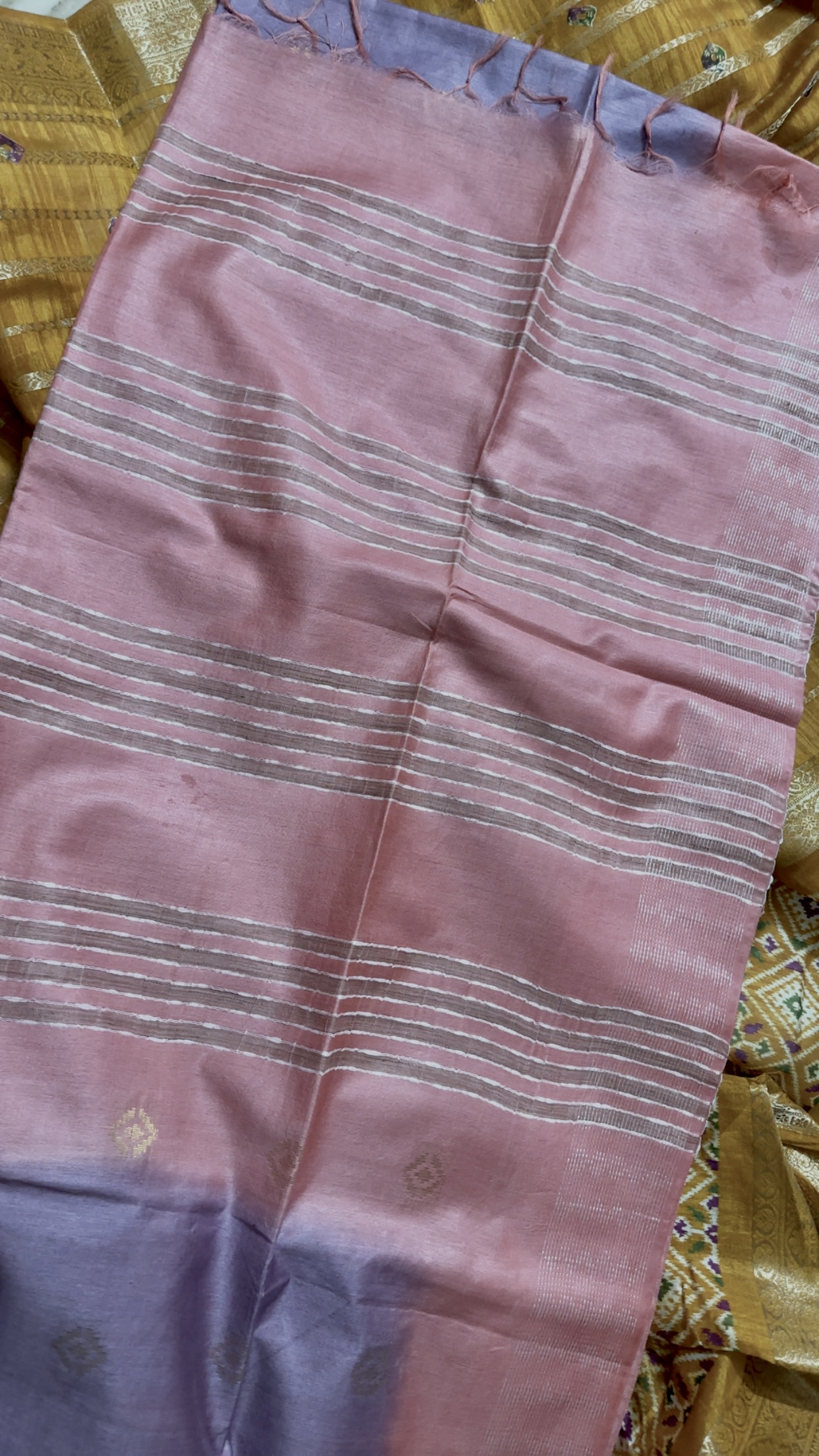 Handwoven Cotton-Silk Saree
