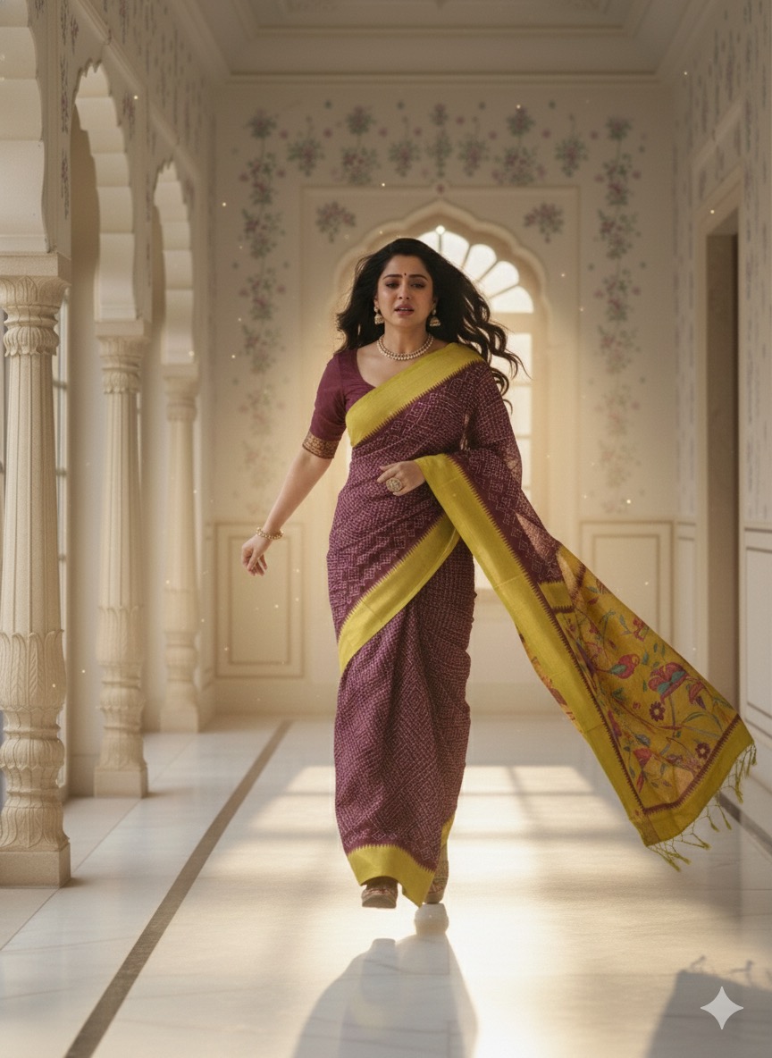 Traditional Bandini Silk Saree