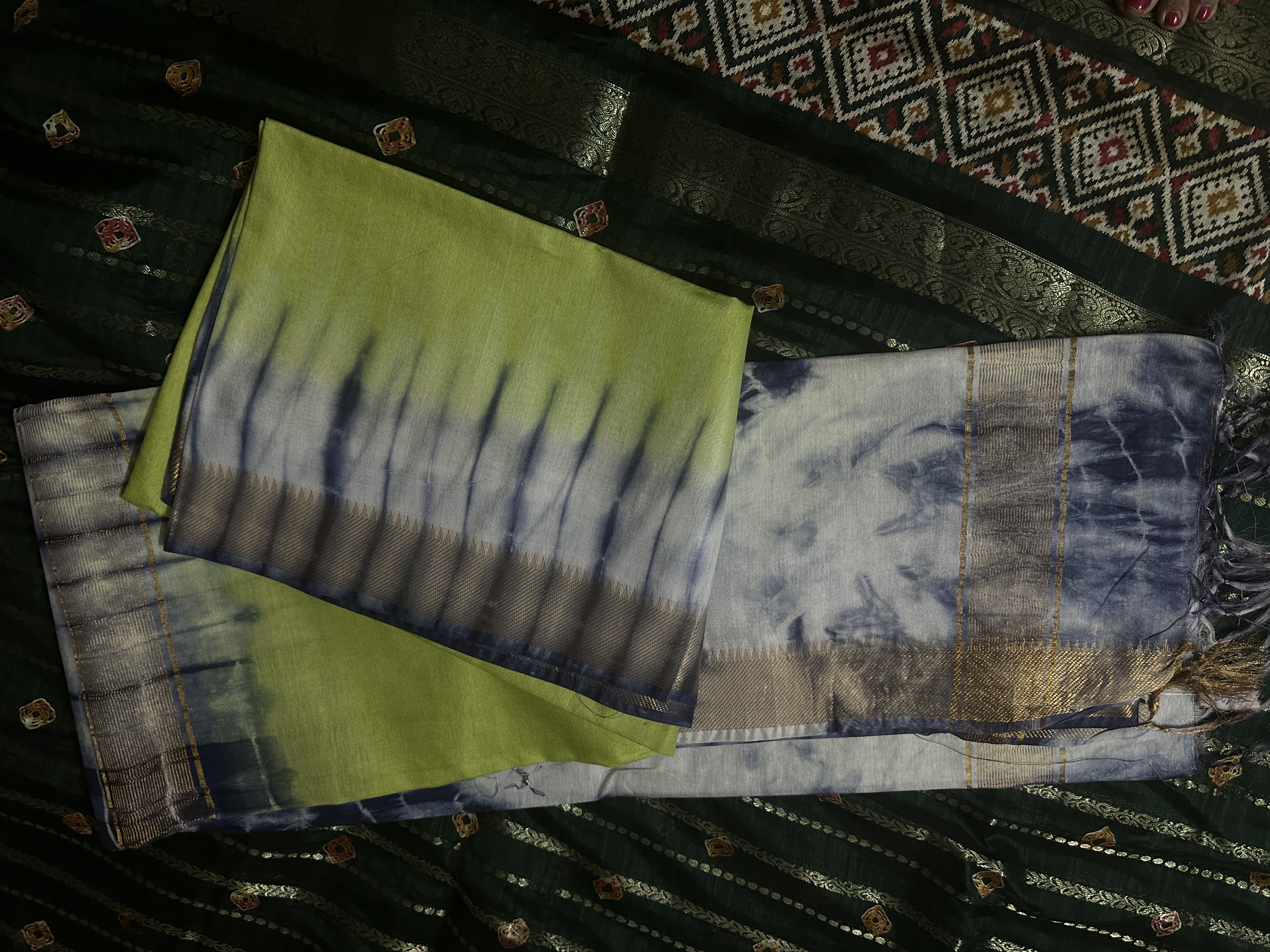 Handcrafted Tie-Dye Saree