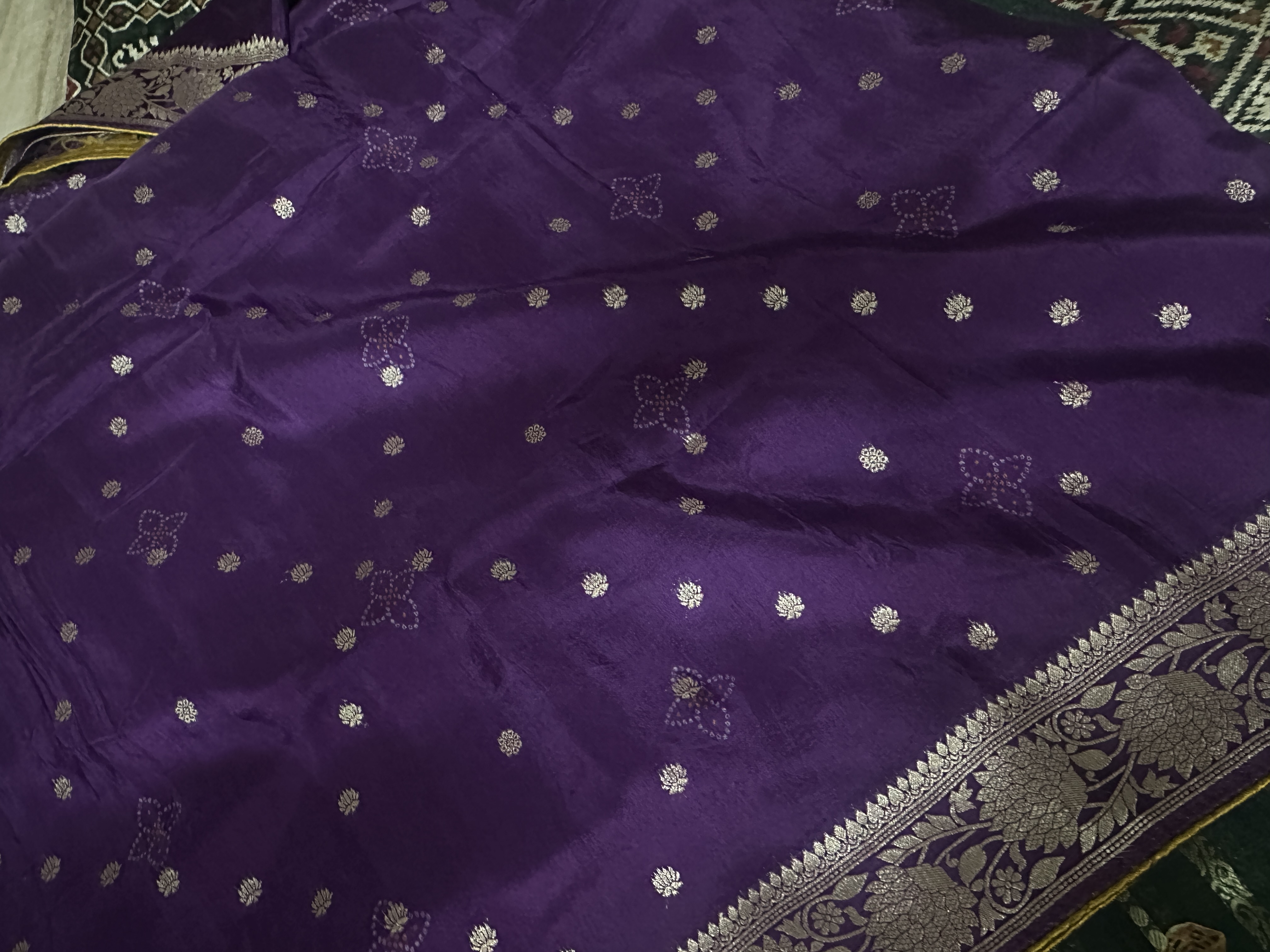 Purple Viscose Crepe