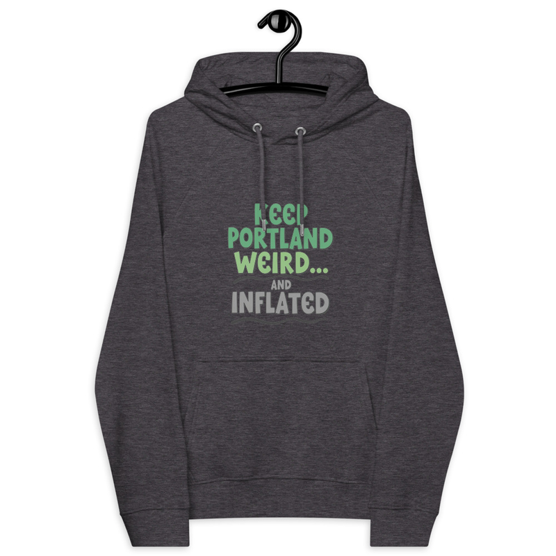 The Weird & Inflatable Eco Raglan Hoodie