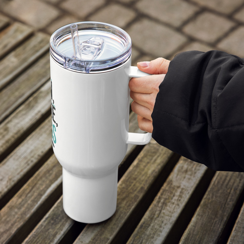 Rain Coffee Frogs Travel Mug