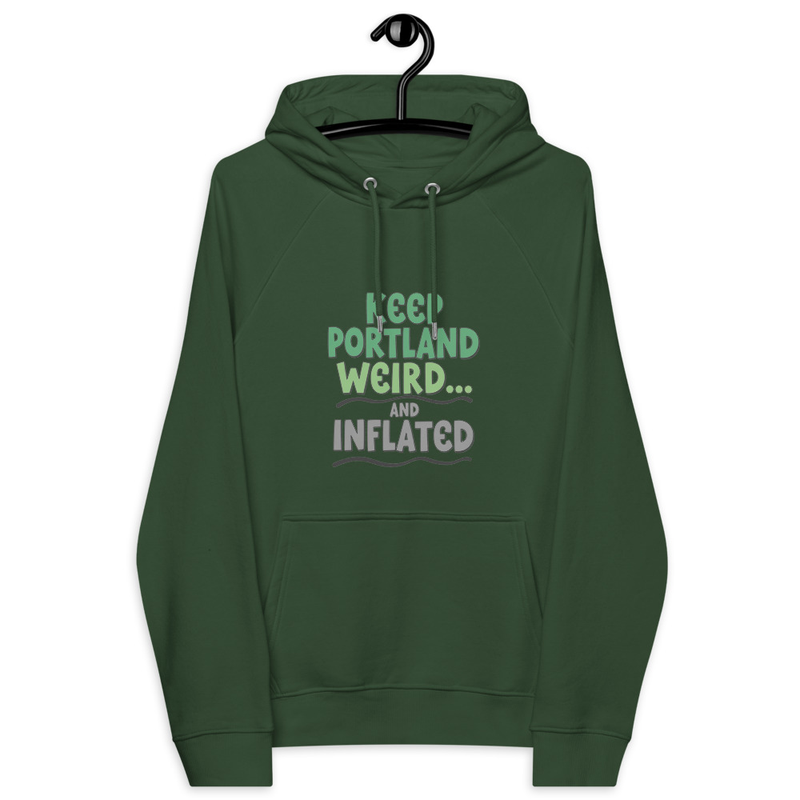 The Weird & Inflatable Eco Raglan Hoodie