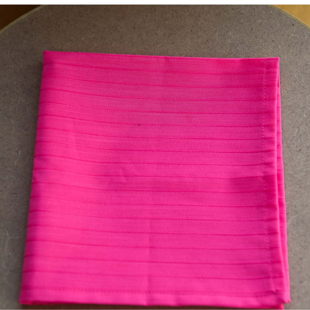 Guardanapo de tecido rosa vibrante