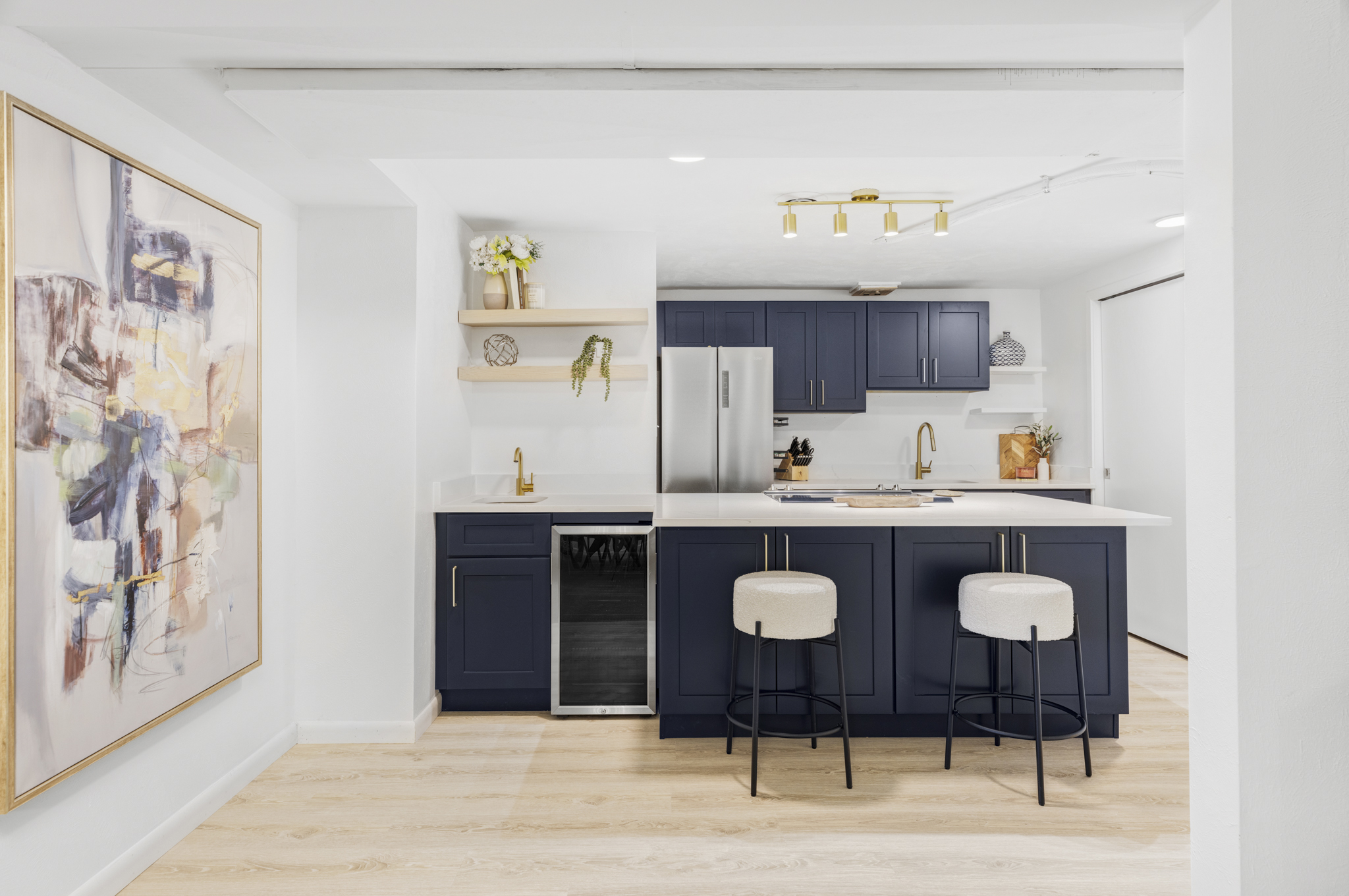 Haven Series: Navy Shaker Cabinetry