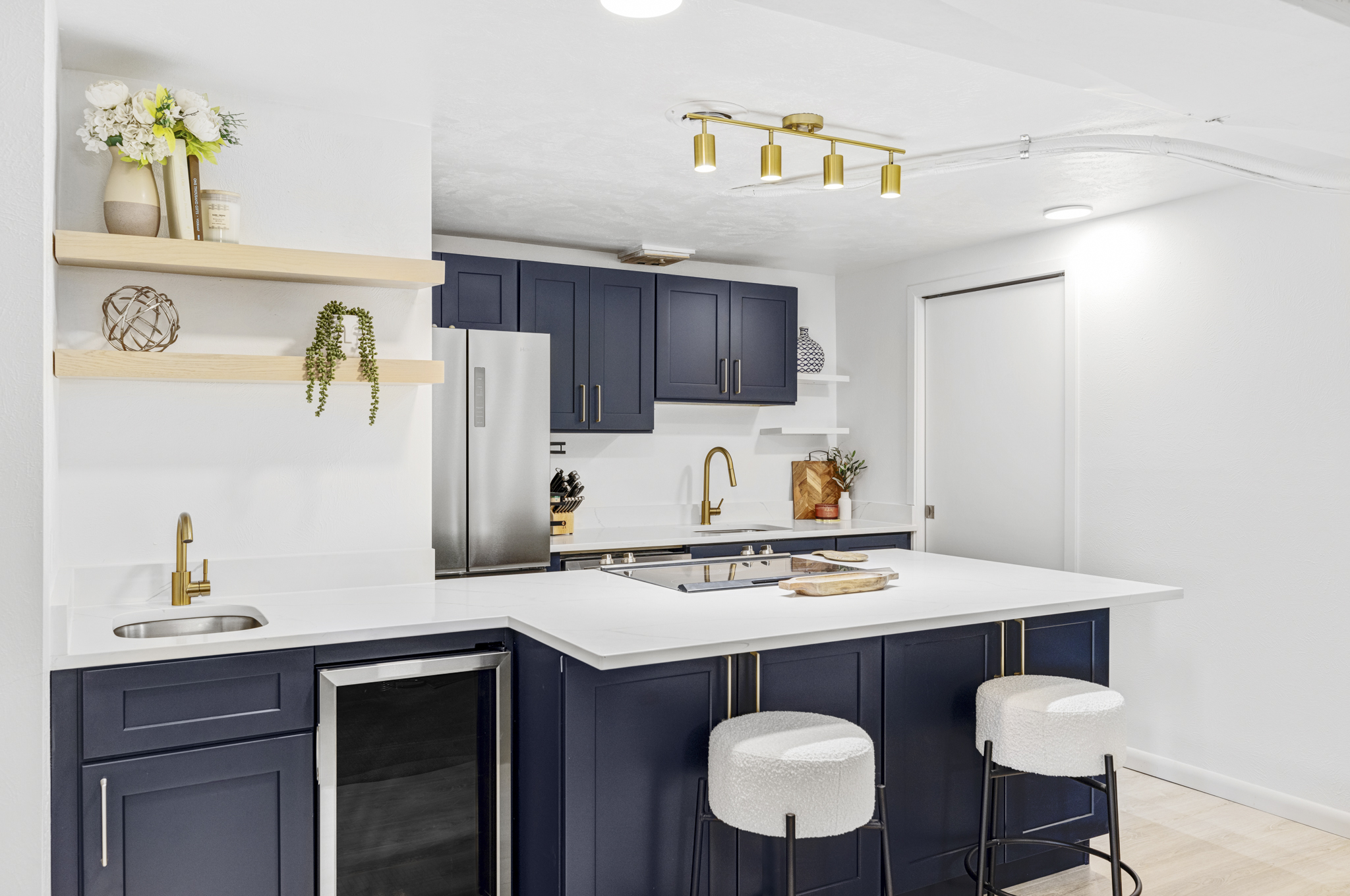 Haven Series: Navy Shaker Cabinetry