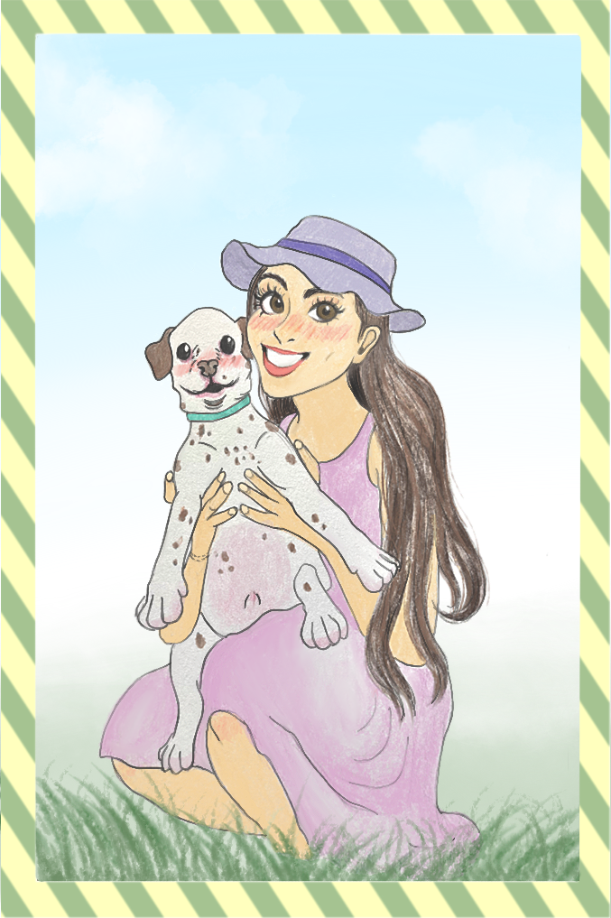 Digital Post Card Illustrations