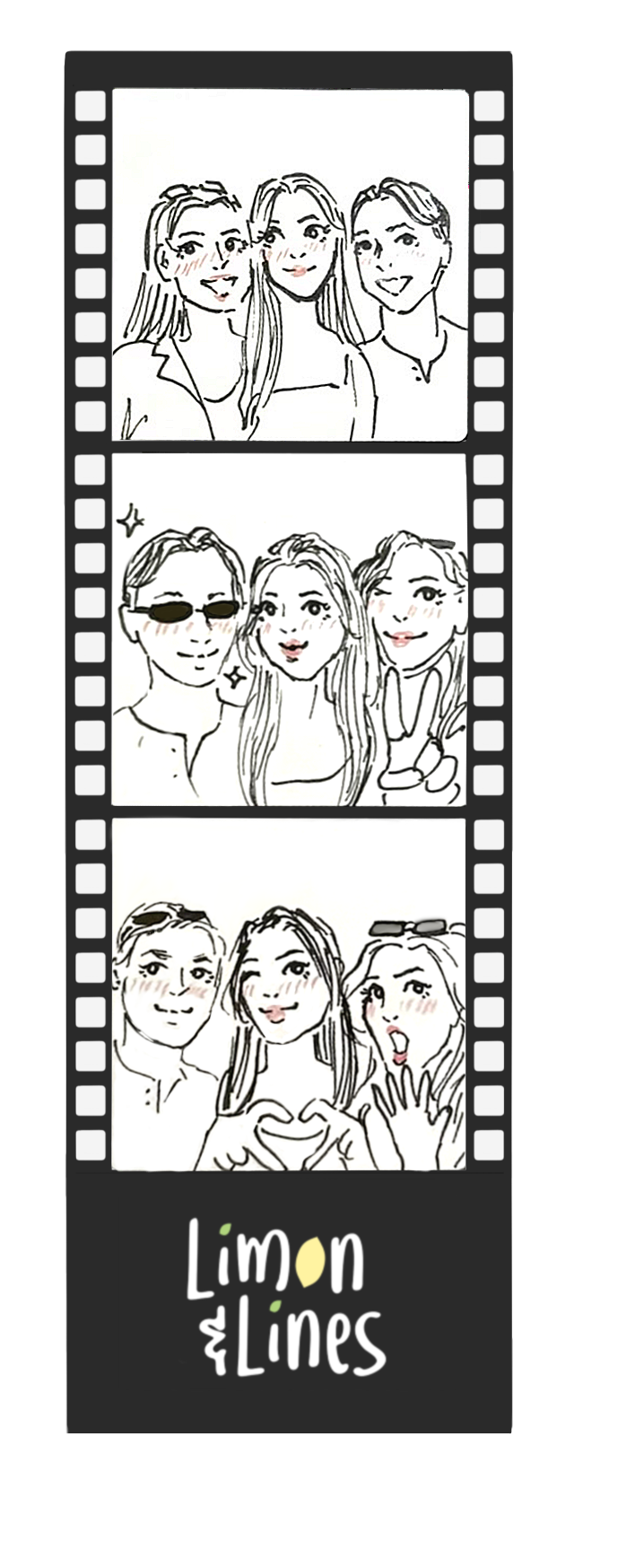 Digital Photo Booth Strip