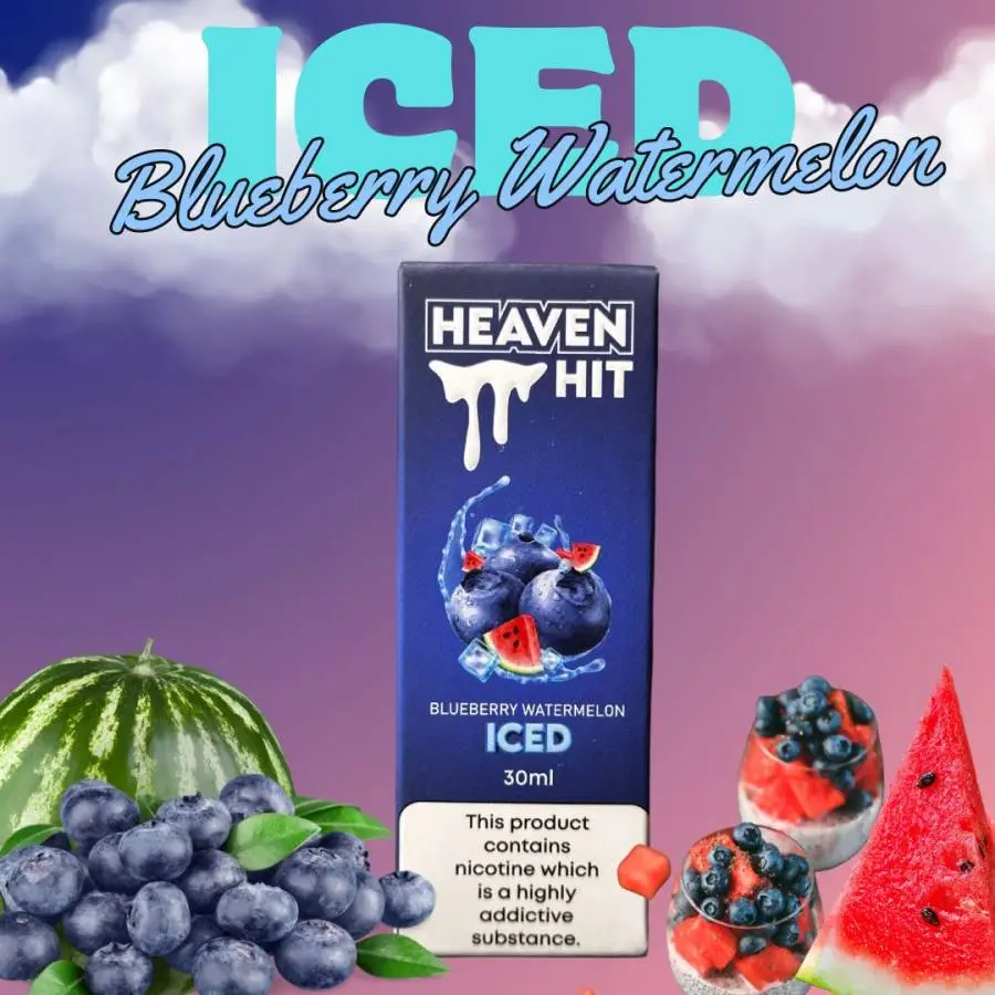 Heaven Hit Blueberry Watermelon Iced Vape Juice
