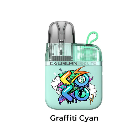 Caliburn G3 Lite Koko Pod System - Graffiti Cyan