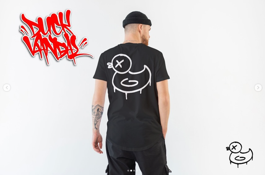 DV 001 / Black Graffiti Tee (Men’s Edition)