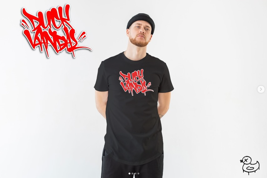 DV 001 / Black Graffiti Tee (Men’s Edition)