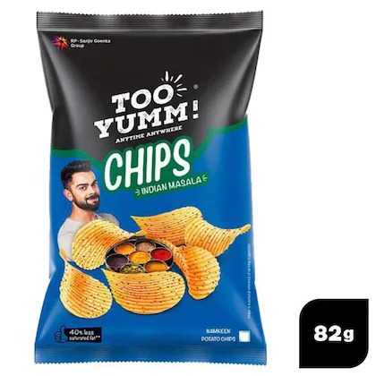 Too Yumm! Chips Indian Masala 82g