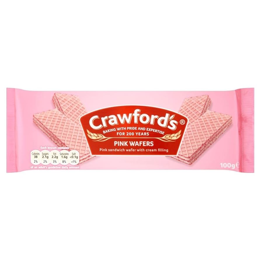 Crawford's Pink Wafers