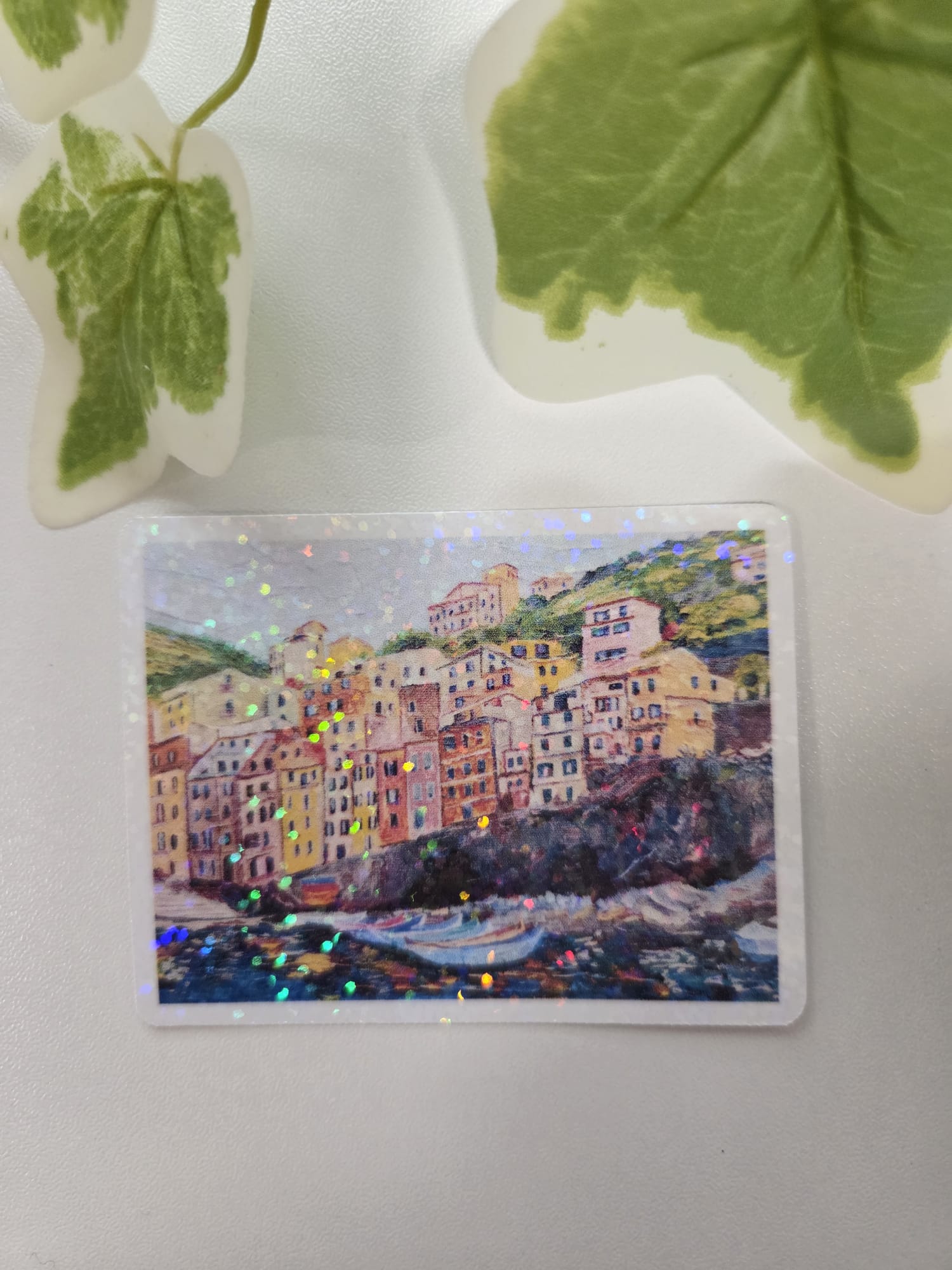 Sparkling Cinque Terre Italy Vinyl Sticker