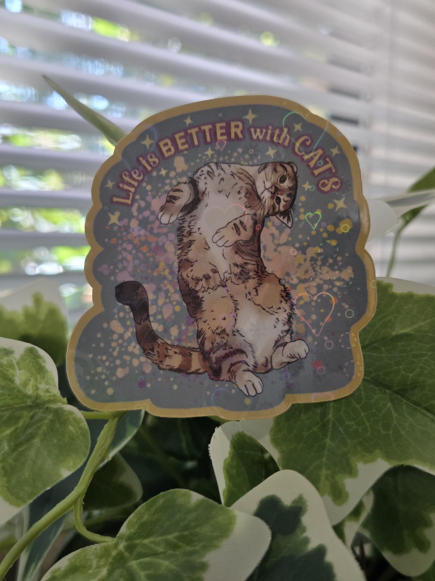 Life is Better with Cats Vinyl Sticker
