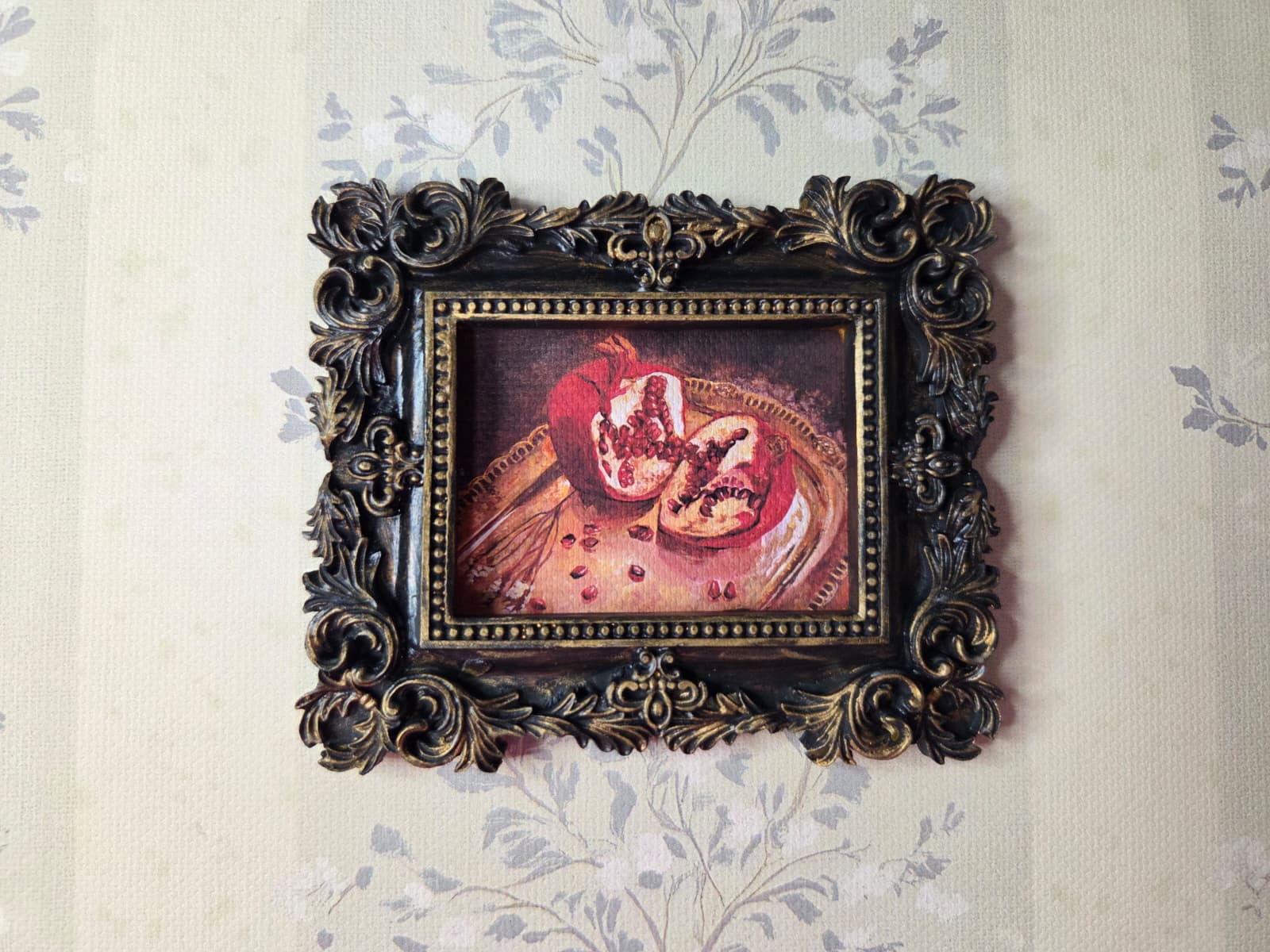 Pomegranate Still Life Art Print
