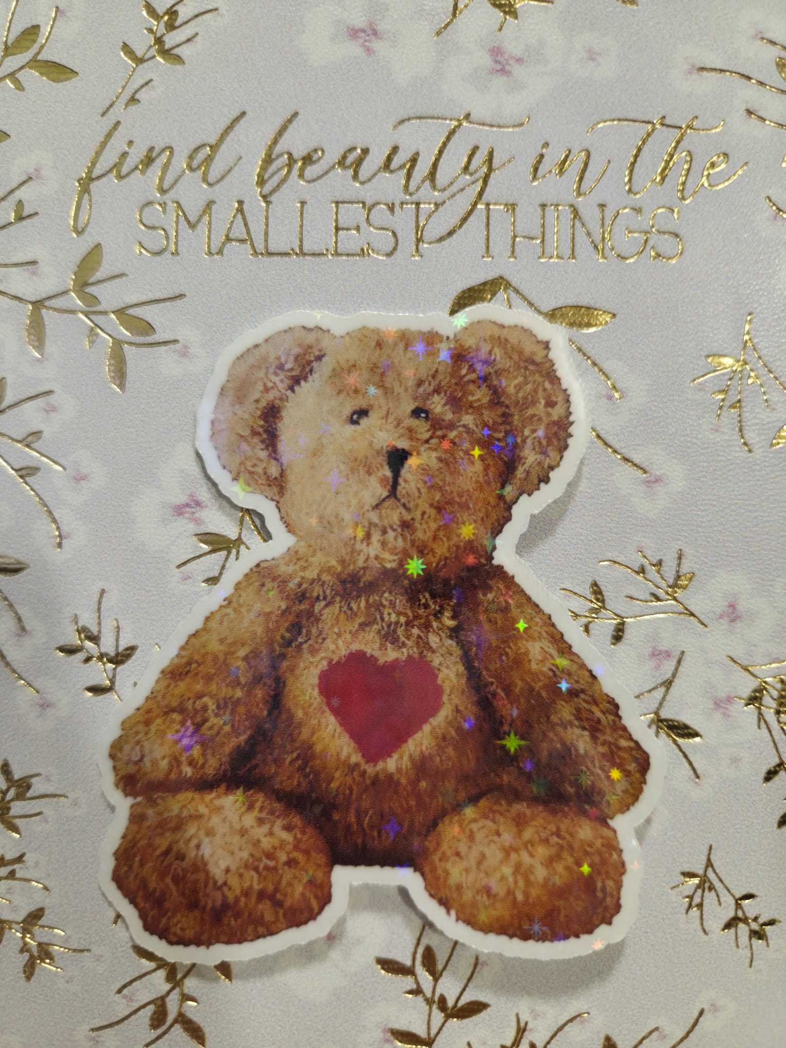 Vinyl Sticker Teddy Bear Still Life Painting