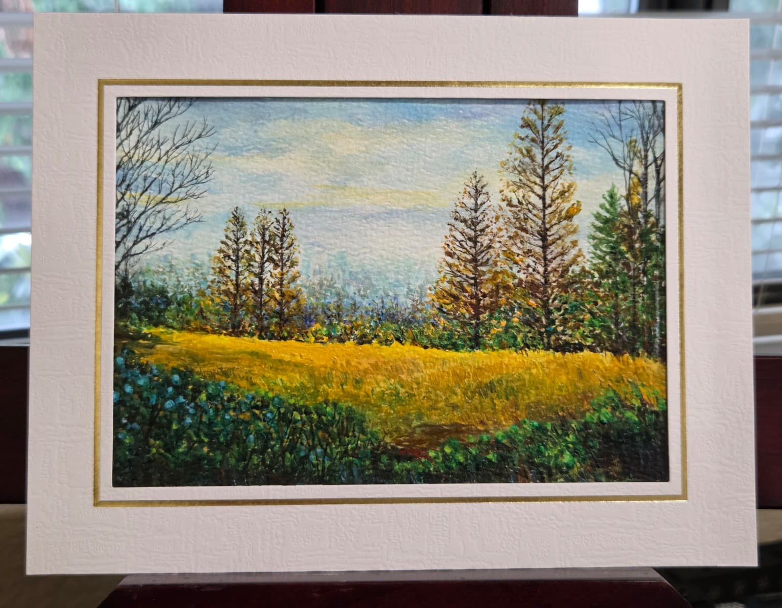 Original Trees Landscape Painting 
