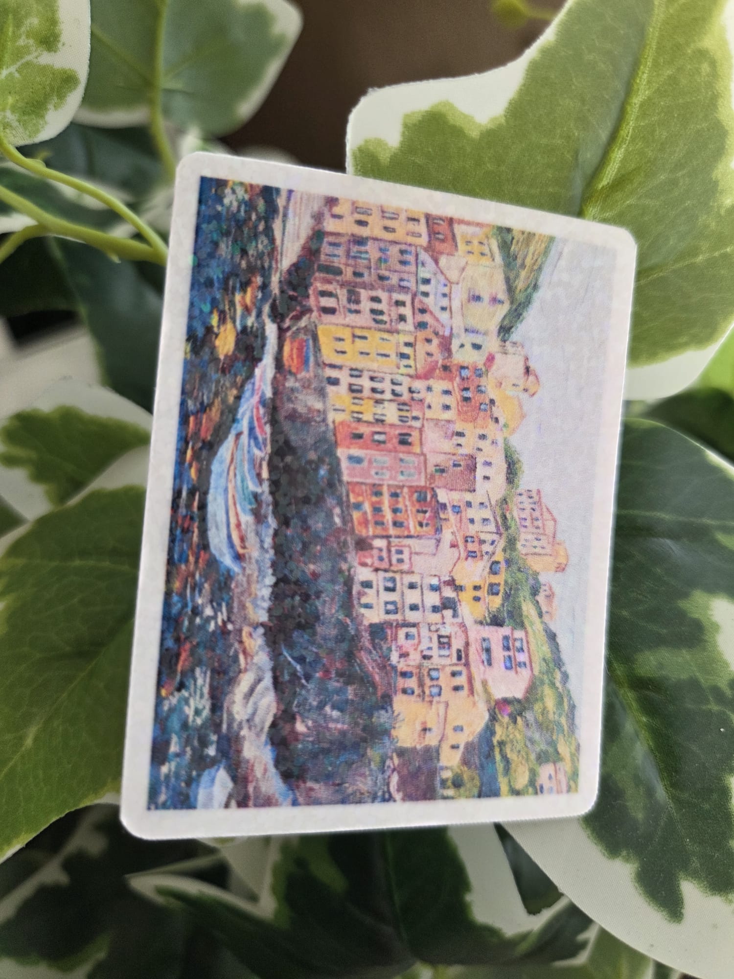 Sparkling Cinque Terre Italy Vinyl Sticker