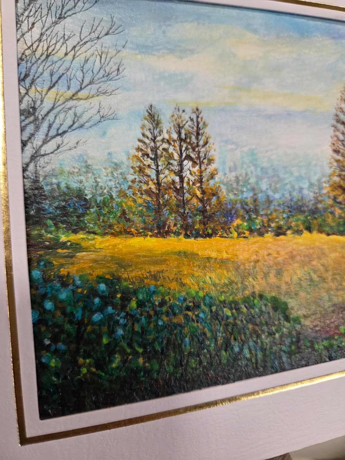 Original Trees Landscape Painting 