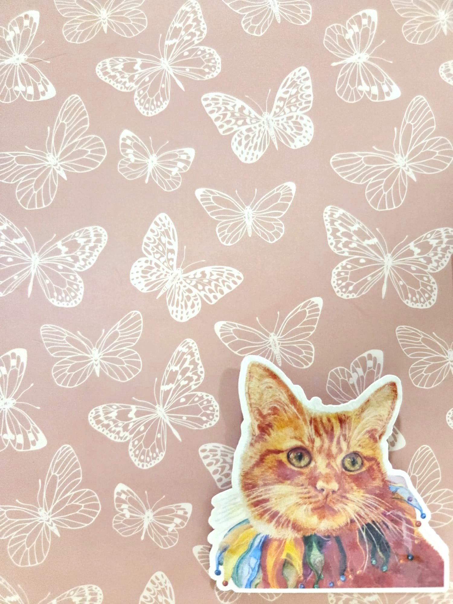 Colorful Cat Sticker