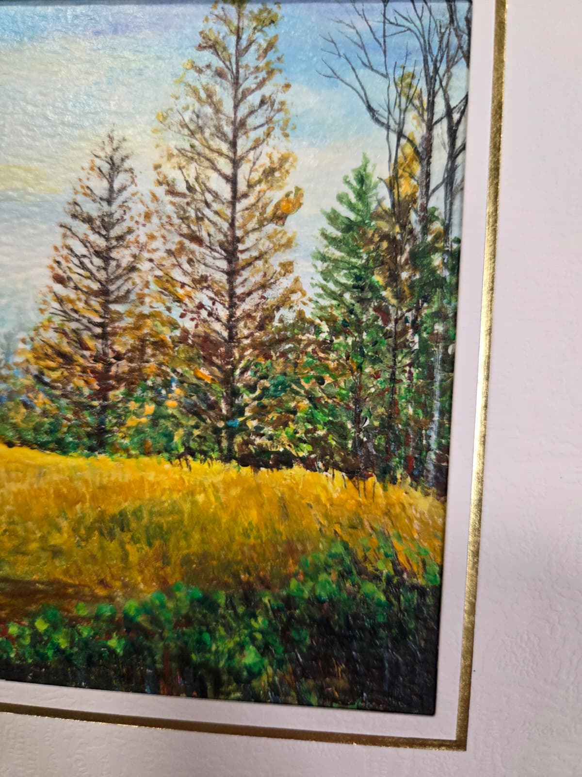 Original Trees Landscape Painting 