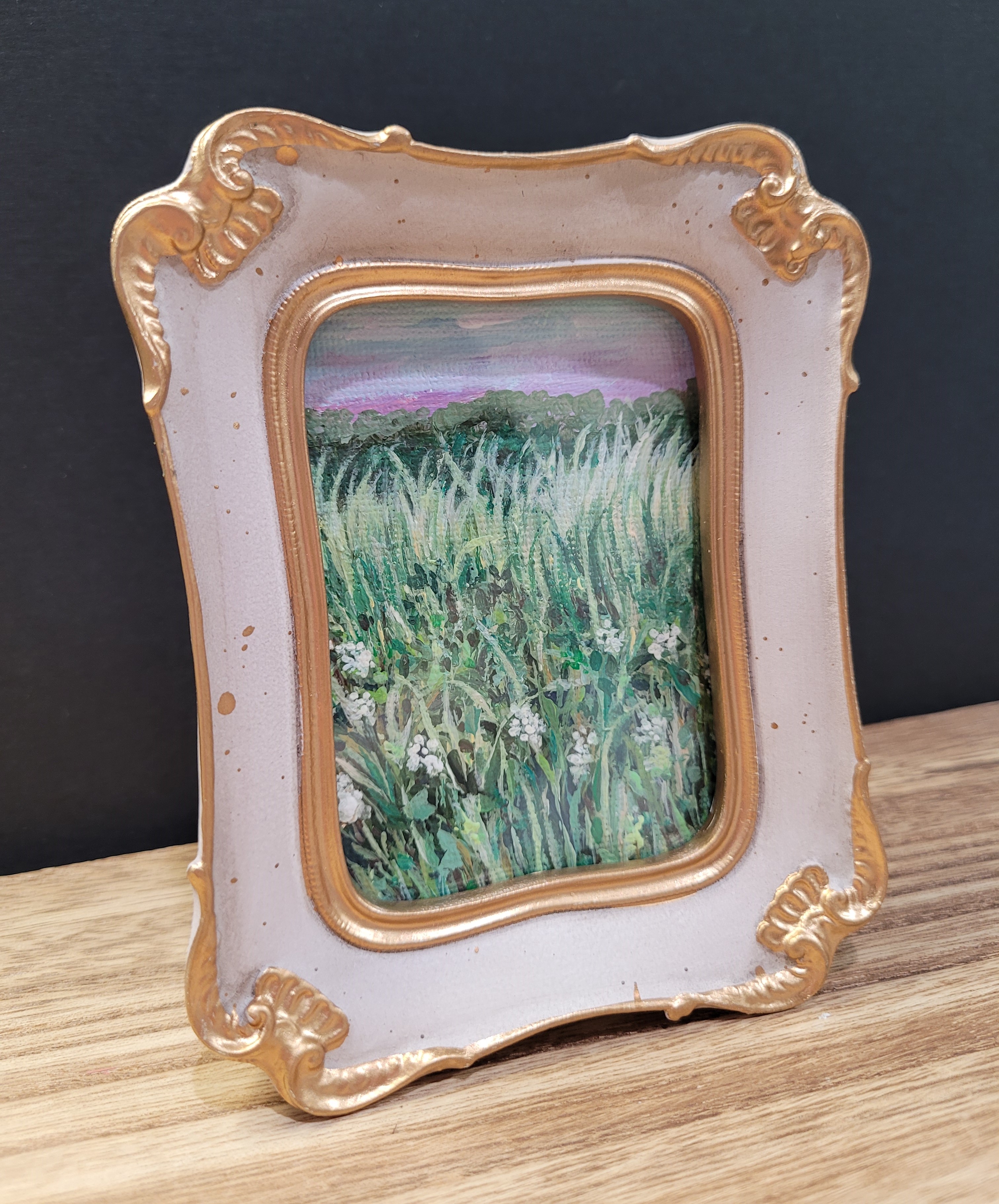 Wildflowers Mini Painting Framed