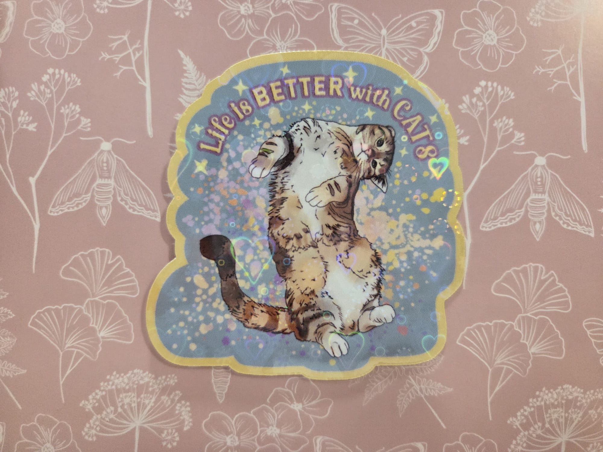 Life is Better with Cats Vinyl Sticker