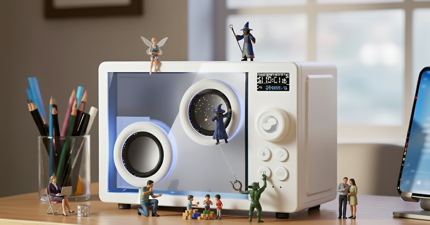 Altavoz transparente