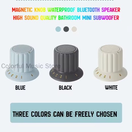 Altavoz bluetooth impermeable con imán