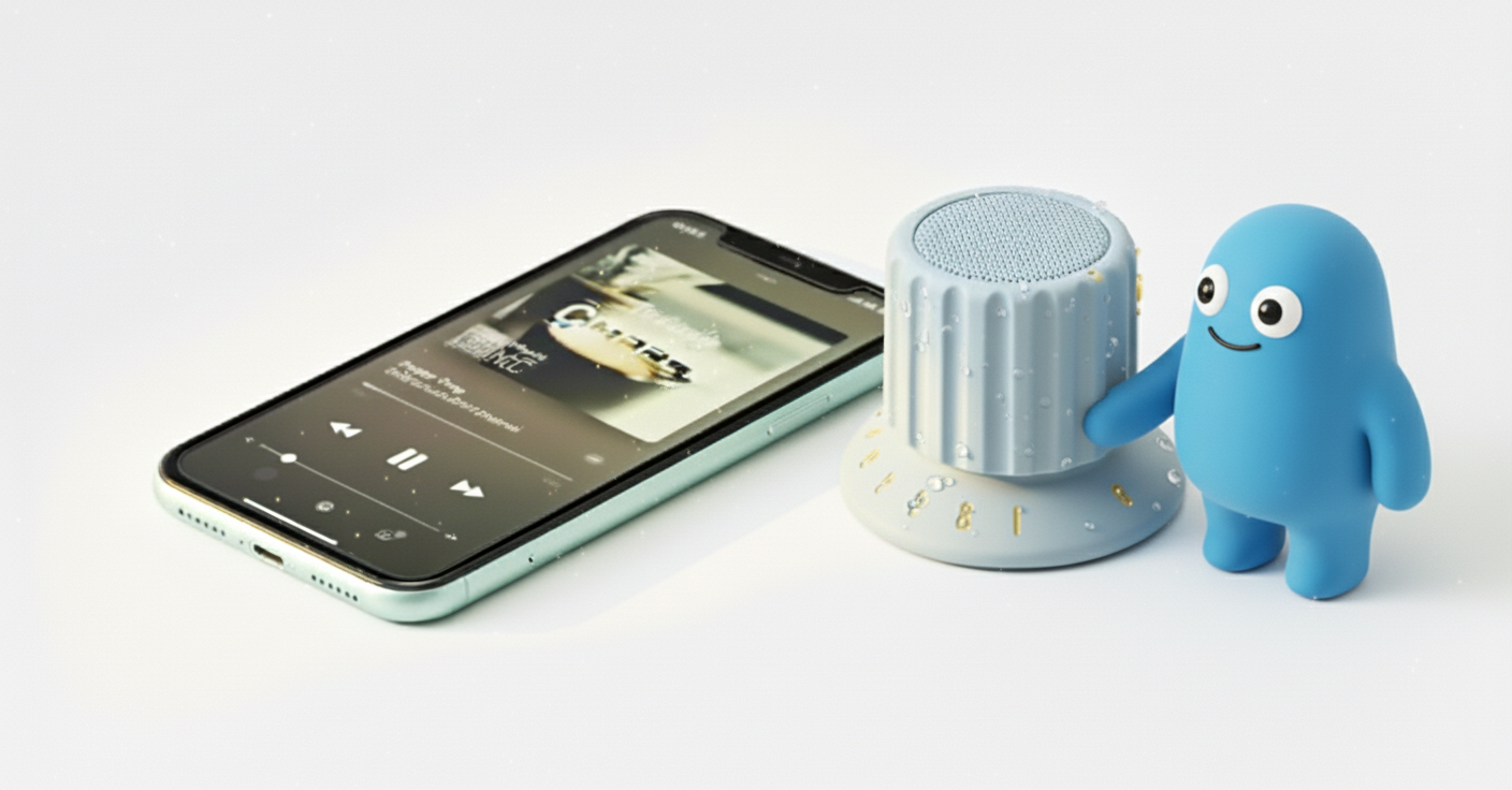 Altavoz bluetooth impermeable con imán