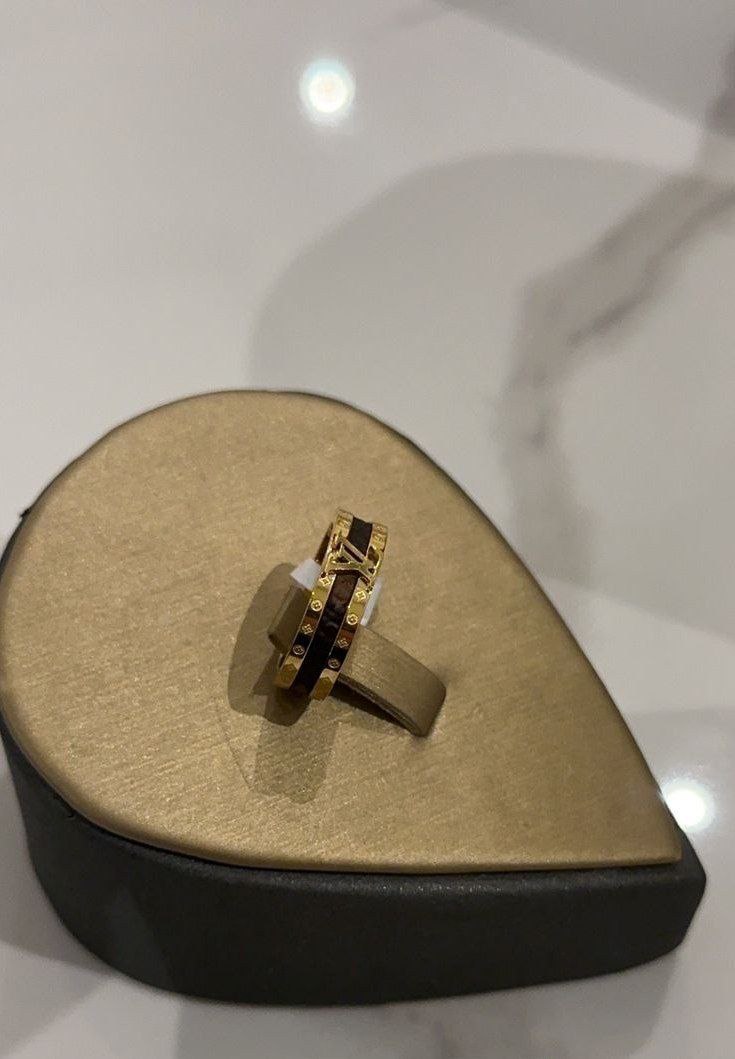 Bague Femme en Acier Doré –Louis Vuitton