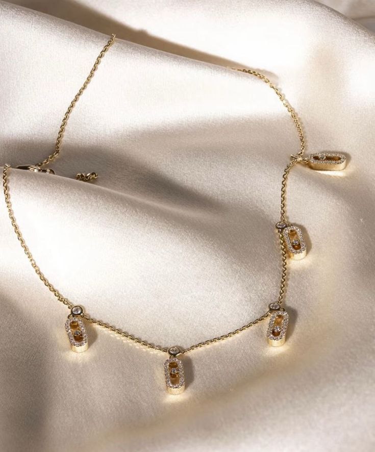 Collier Femme MESSIKA – 5 Motifs Strass