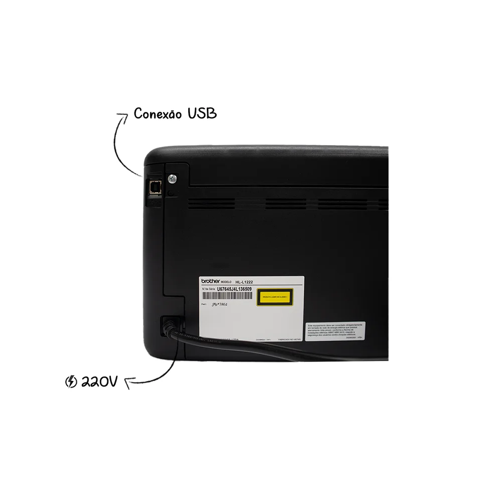 Impressora Laser Monocromática Hl-l1222 Brother - 220v