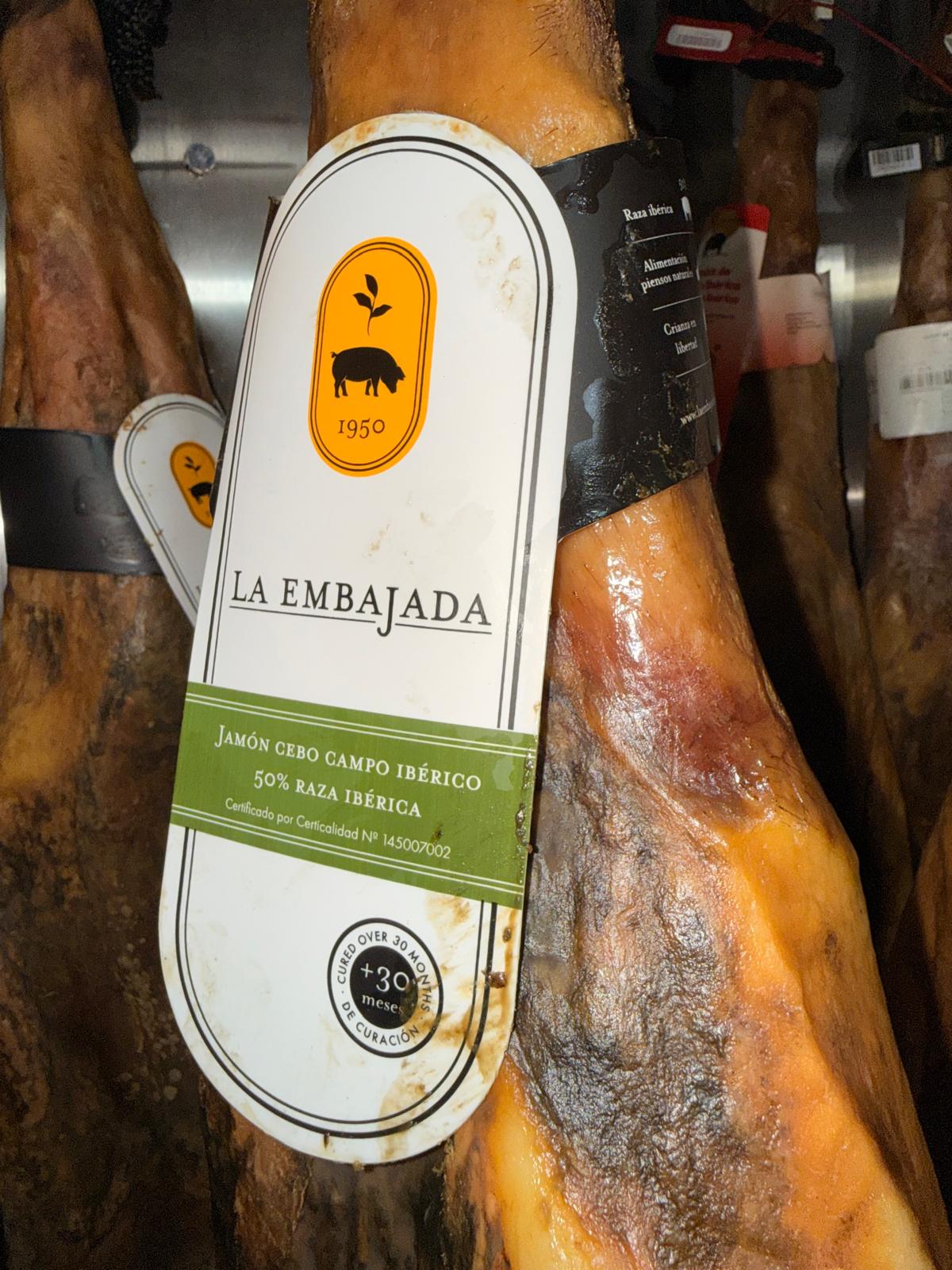 PATA DE JAMÓN DE CEBO DE CAMBIO IBÉRICO 50% RAZA IBÉRICA